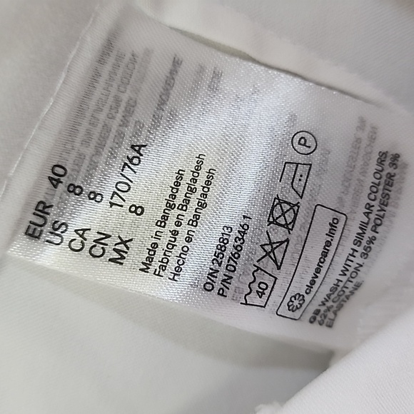 H&m white dress pants size 8 - Picture 5 of 7